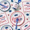 Graduation Decorations Class of 2026, 350 PCS Graduation Party Supplies College High School Grad Decor Disposable Dinnerware (Serve 50) Paper Plates Cup Napkin Fork Knife Spoon (Red & Blue)